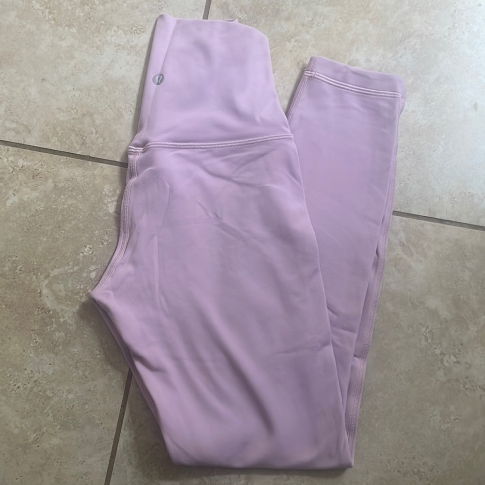 Lululemon align pink leggings like new 25 inch
